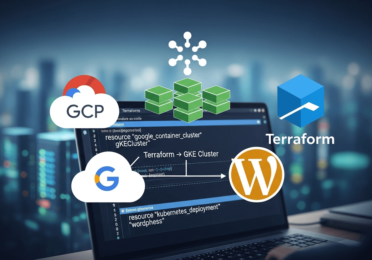 Create GKE Cluster and Deploy WordPress Application Using Terraform